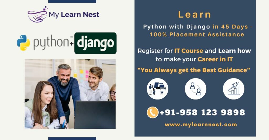 Python Django Training course ,Python Django certification training ,Python Django Certification Course,Learn No1 Python Programming Language, Learn Python in 45 Days, Best Python Training Hyderabad - Placements,Learn Python for Free