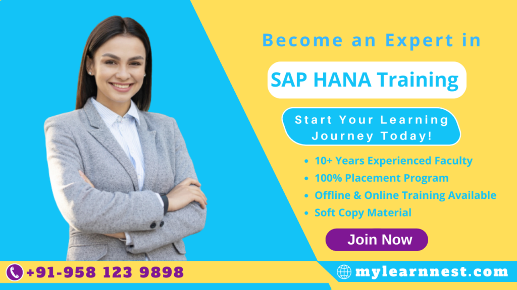 SAP HANA Training in Hyderabad, SAP HANA Course in Hyderabad