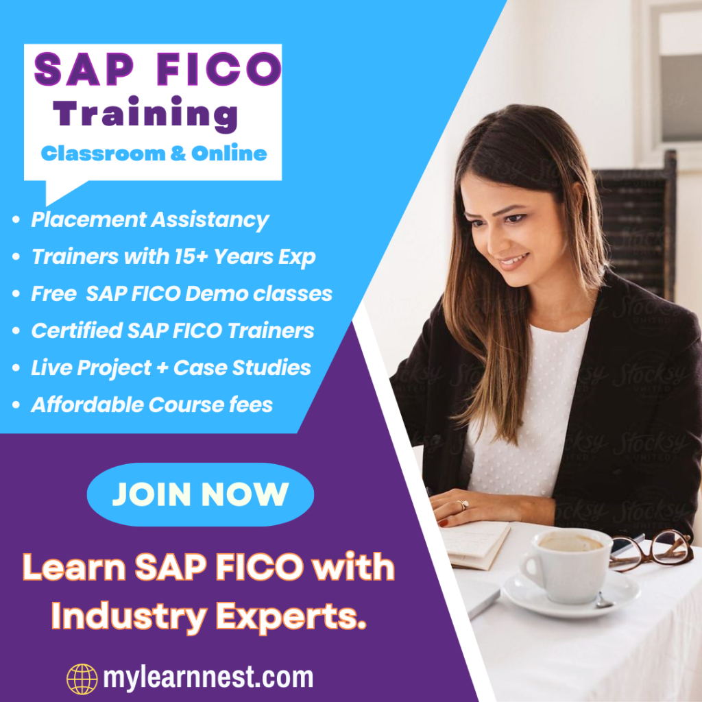 SAP FICO Classroom and Online Trraining