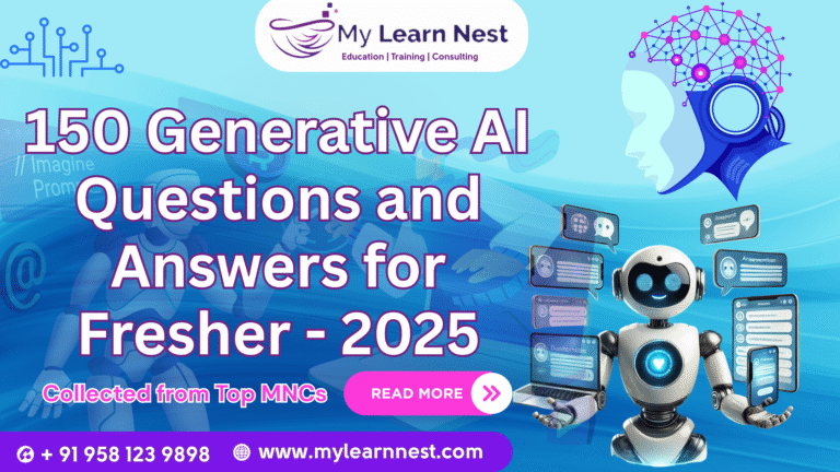 150 Generative AI Questions and Answers for Fresher - 2025