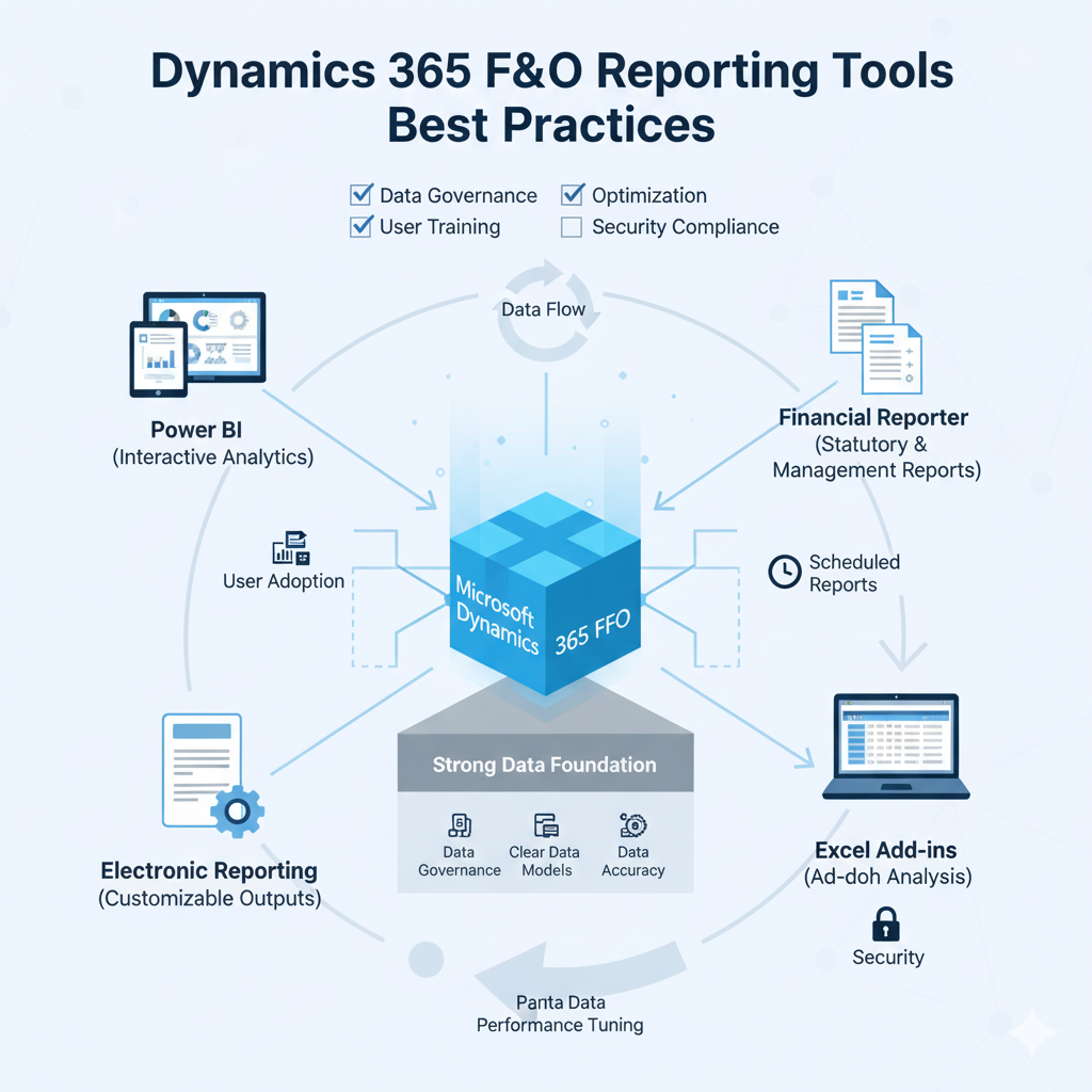 Dynamics 365 F&O Reporting Tools Best Practices