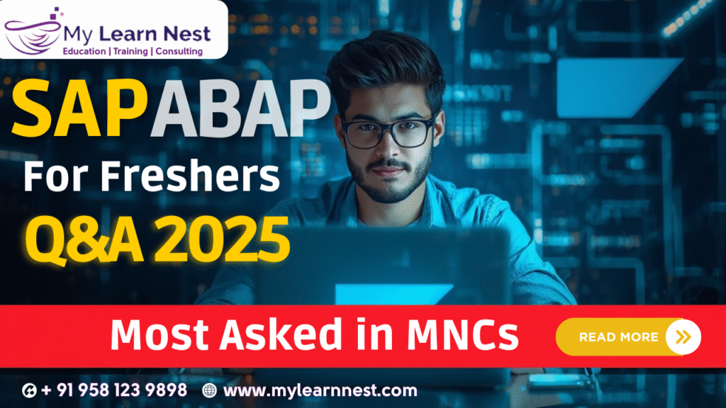 SAP ABAP 150 Interview Questions and Answers For Freshers in 2025