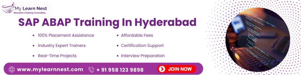 SAP ABAP Training In Hyderabad