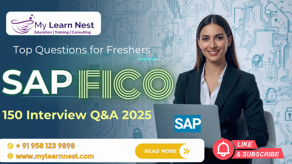 SAP FISAP FICO 150 Interview Q&A For Freshers in 2025CO 150 Interview Q&A For Freshers in 2025