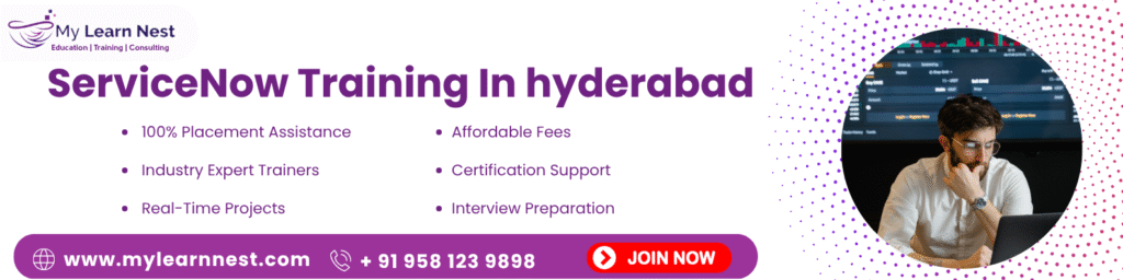 ServiceNow Training In Hyderabad