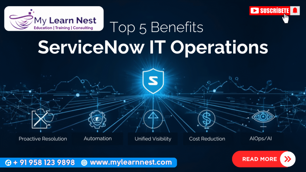 Top Benefits of Using ServiceNow for Enterprise IT Operations