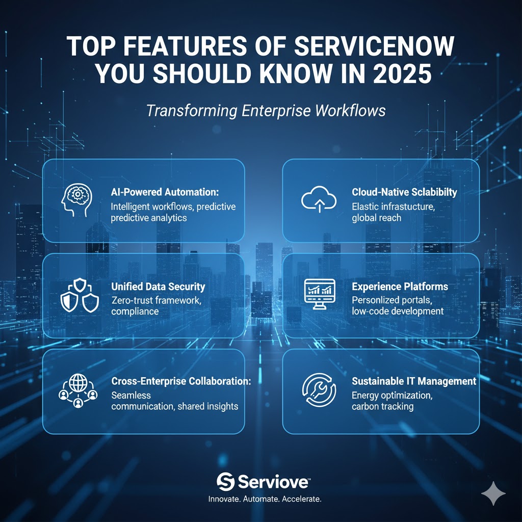 Top Features of ServiceNow You Should Know in 2025
