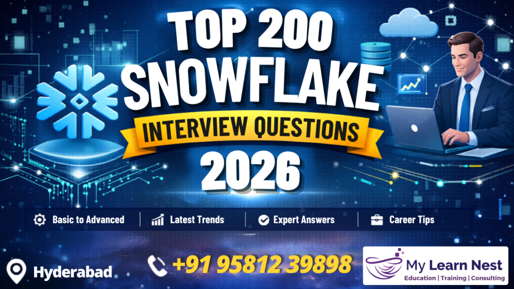Top 200 Snowflake Interview Questions 2026