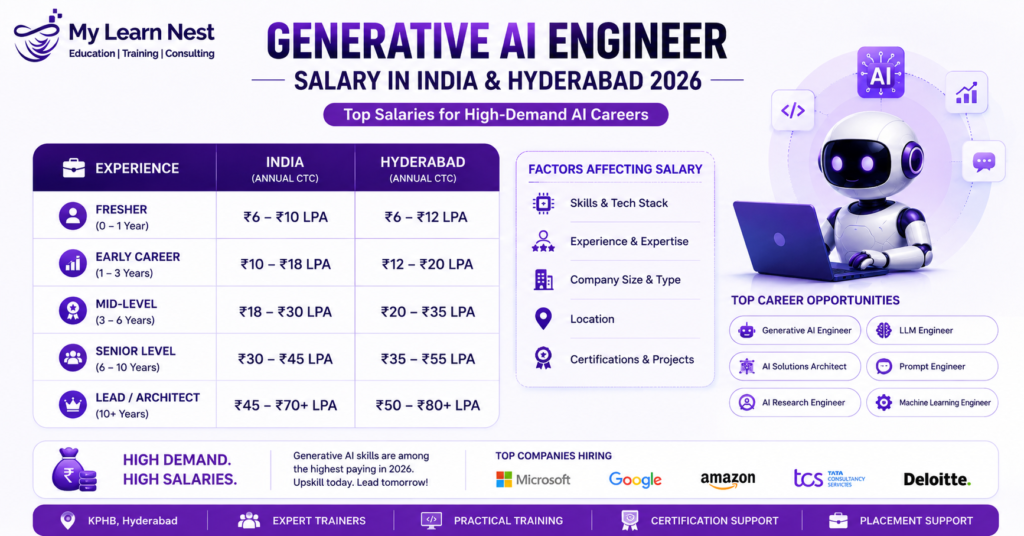Generative AI Engineer Salary in India Hyderabad 2026