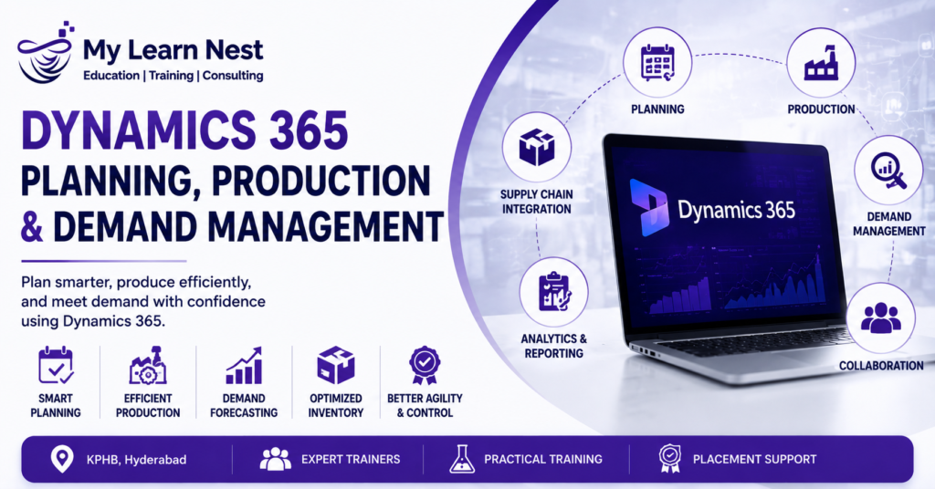 Dynamics 365 Planning Production and Demand Management