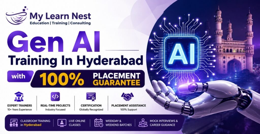 Gen AI Training In Hyderabad with 100% Placement Guarantee