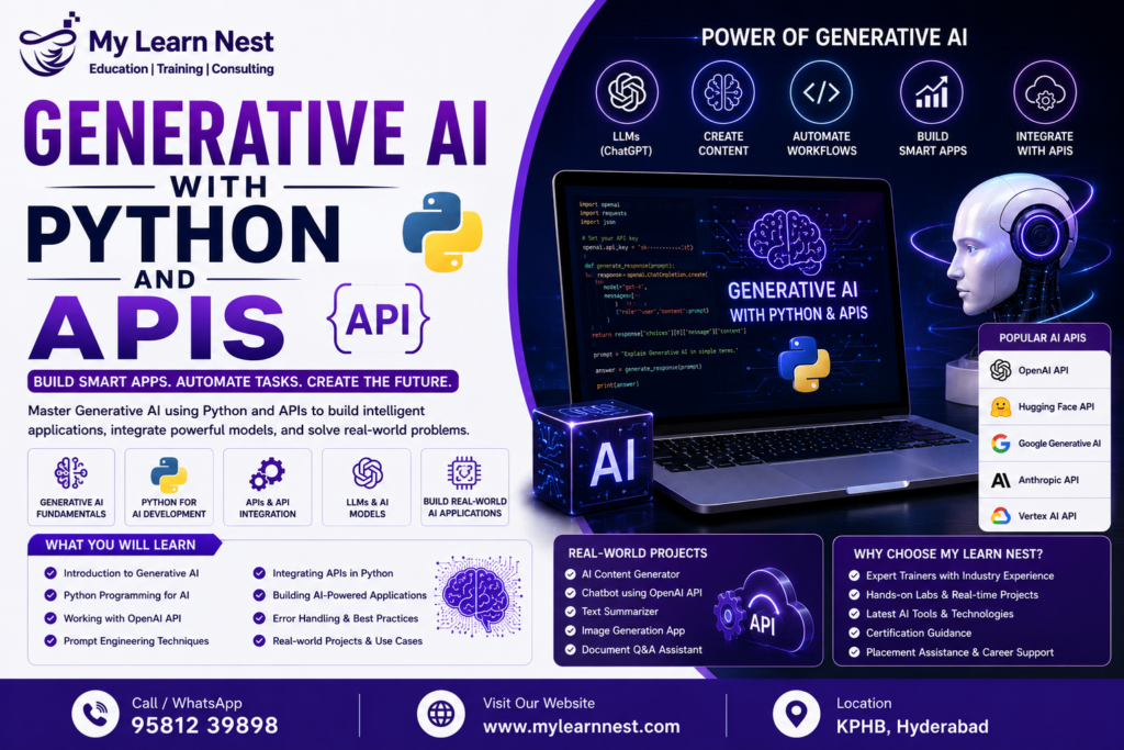 Generative AI with Python and APIs Training