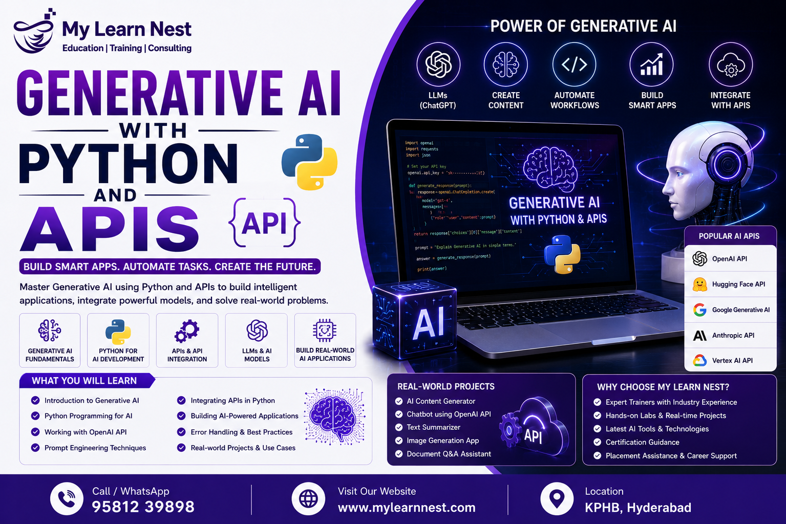 Generative AI with Python and APIs Training