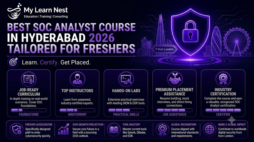 SOC Analyst Course in Hyderabad with Placement Assistance 2026