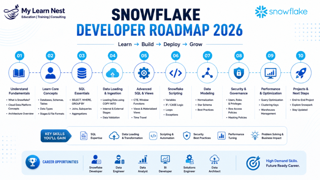 Snowflake Developer Roadmap 2026