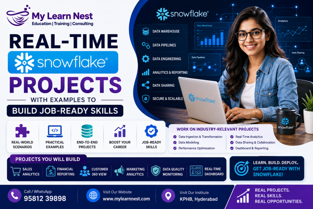 Real-Time Snowflake Projects with Examples to Build Job-Ready Skills | MyLearnNest