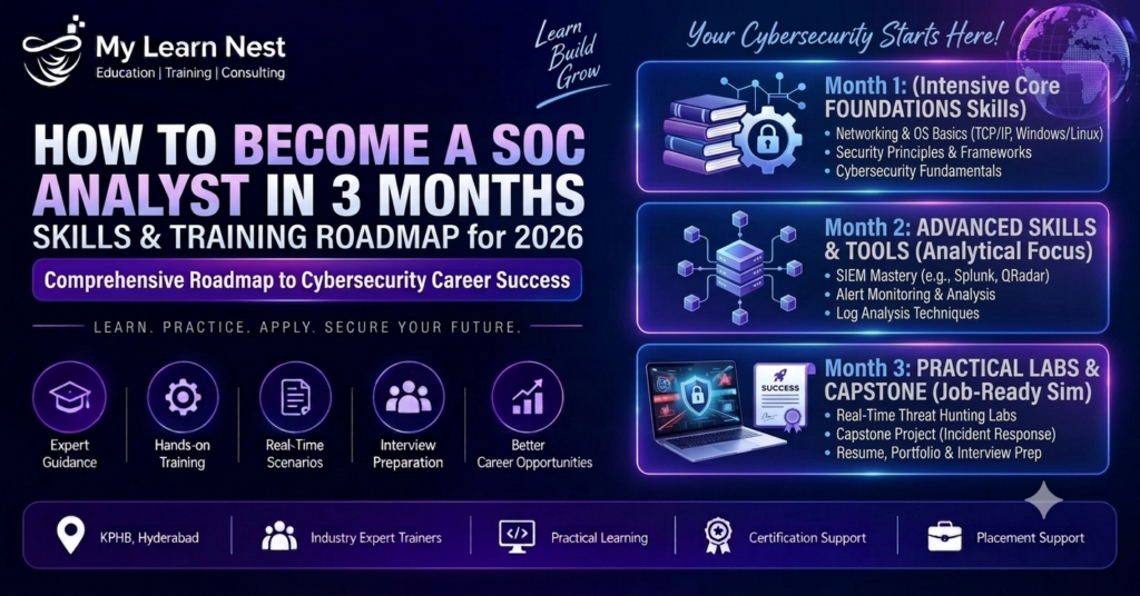 SOC Analyst Course in Hyderabad with Placement Assistance 2026