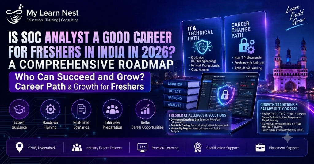 SOC Analyst Course in Hyderabad with Placement Assistance 2026