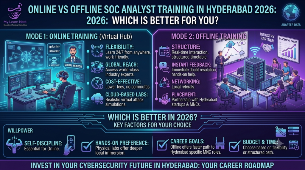 SOC Analyst Course in Hyderabad with Placement Assistance 2026