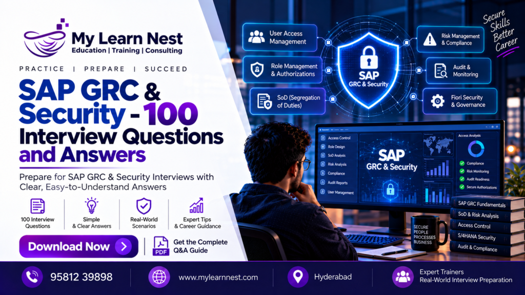 SAP GRC and Security 100 Interview Questions and Answers