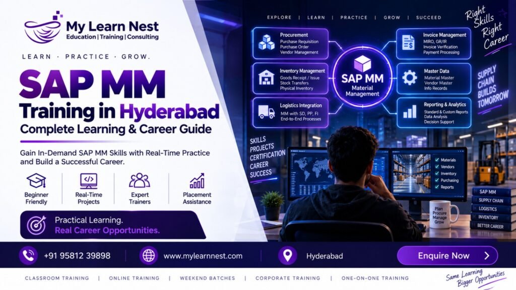 SAP MM Training in Hyderabad at My Learn Nest Training Academy