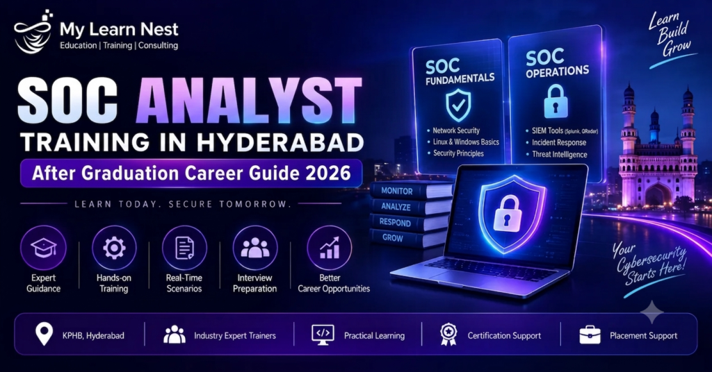 SOC Analyst Course in Hyderabad with Placement Assistance 2026
