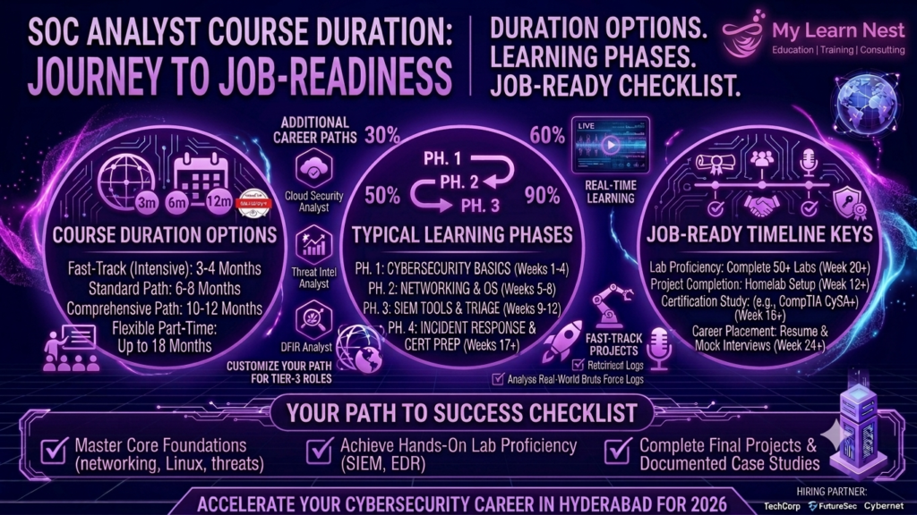 SOC Analyst Course in Hyderabad with Placement Assistance 2026