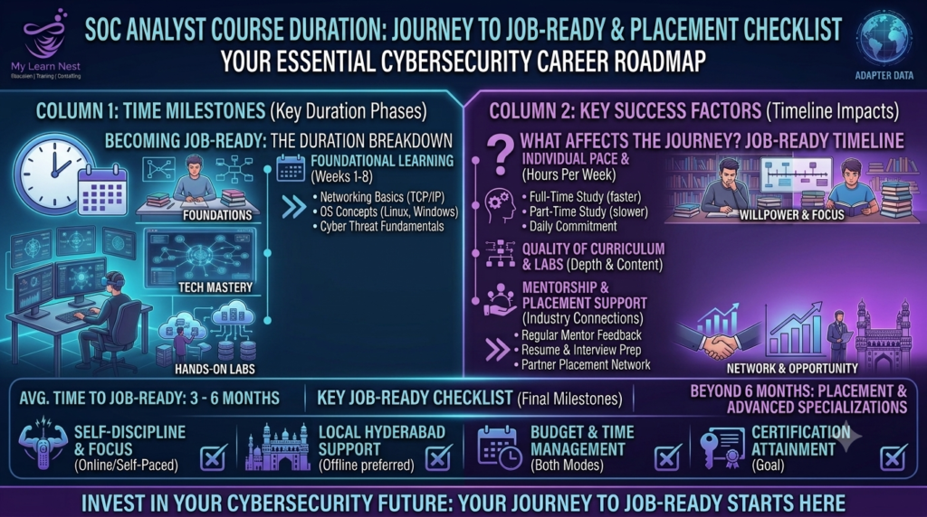 SOC Analyst Course in Hyderabad with Placement Assistance 2026