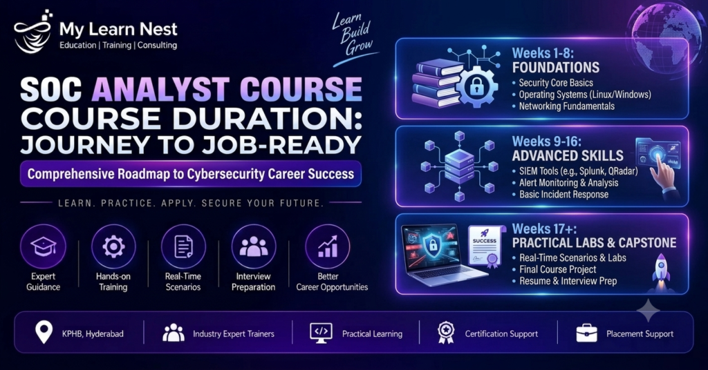 SOC Analyst Course in Hyderabad with Placement Assistance 2026