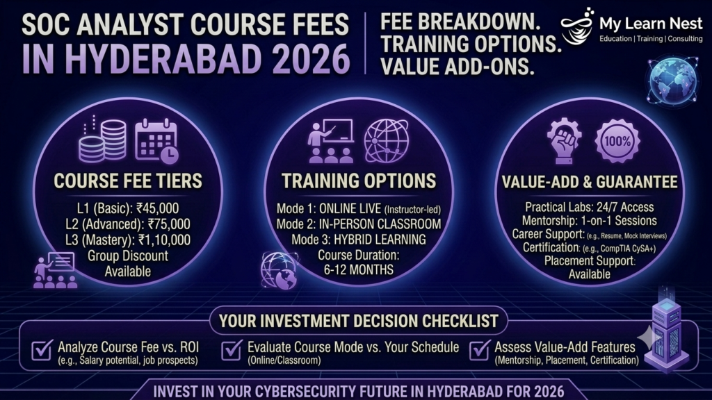 SOC Analyst Course in Hyderabad with Placement Assistance 2026