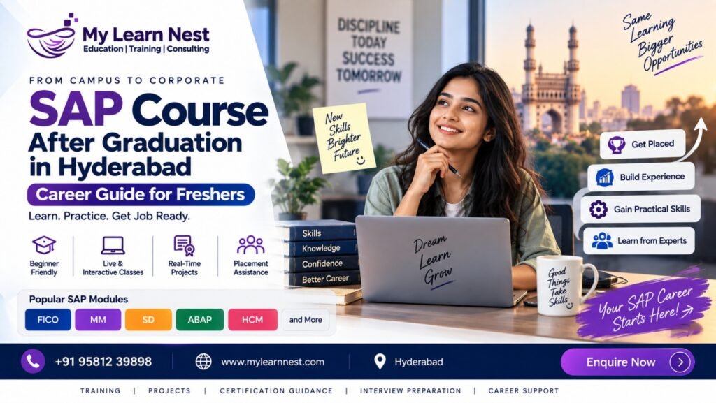 SAP Course After Graduation in Hyderabad for Freshers at My Learn Nest Training Academy