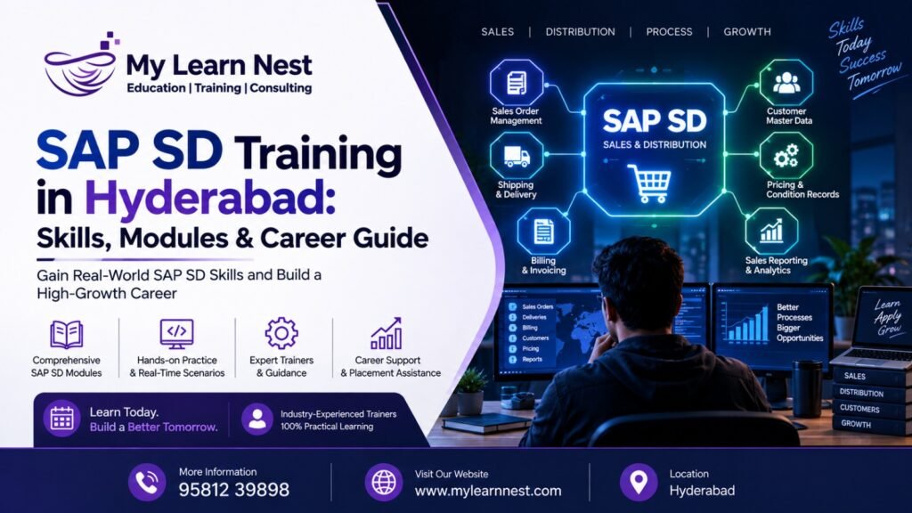 SAP SD Training in Hyderabad at My Learn Nest Training Academy
