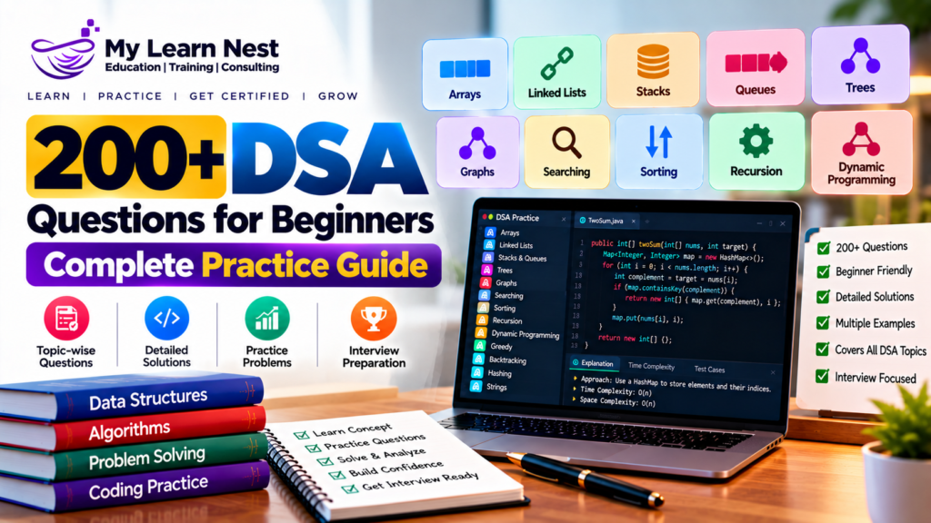 200+ Data Structures and Algorithms Questions for Beginners