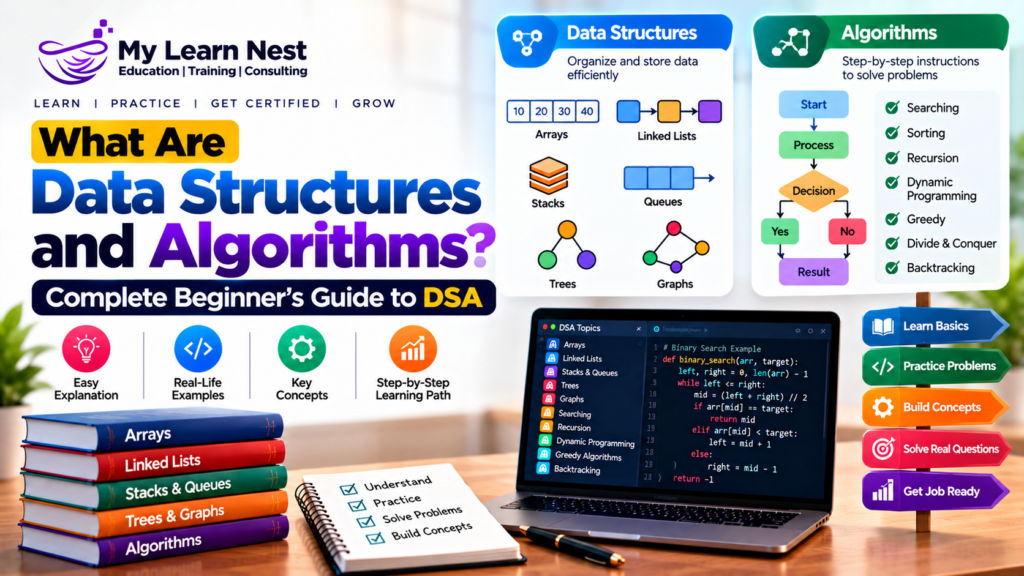What Are Data Structures and Algorithms complete beginner guide to DSA